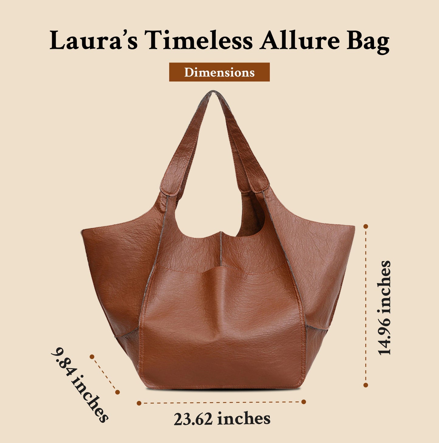 Laura's Tijdloze Aantrekkingskracht | Vintage Leren Tas