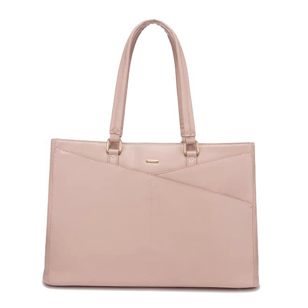 LILA | ELEGANTE LEREN TOTE BAG