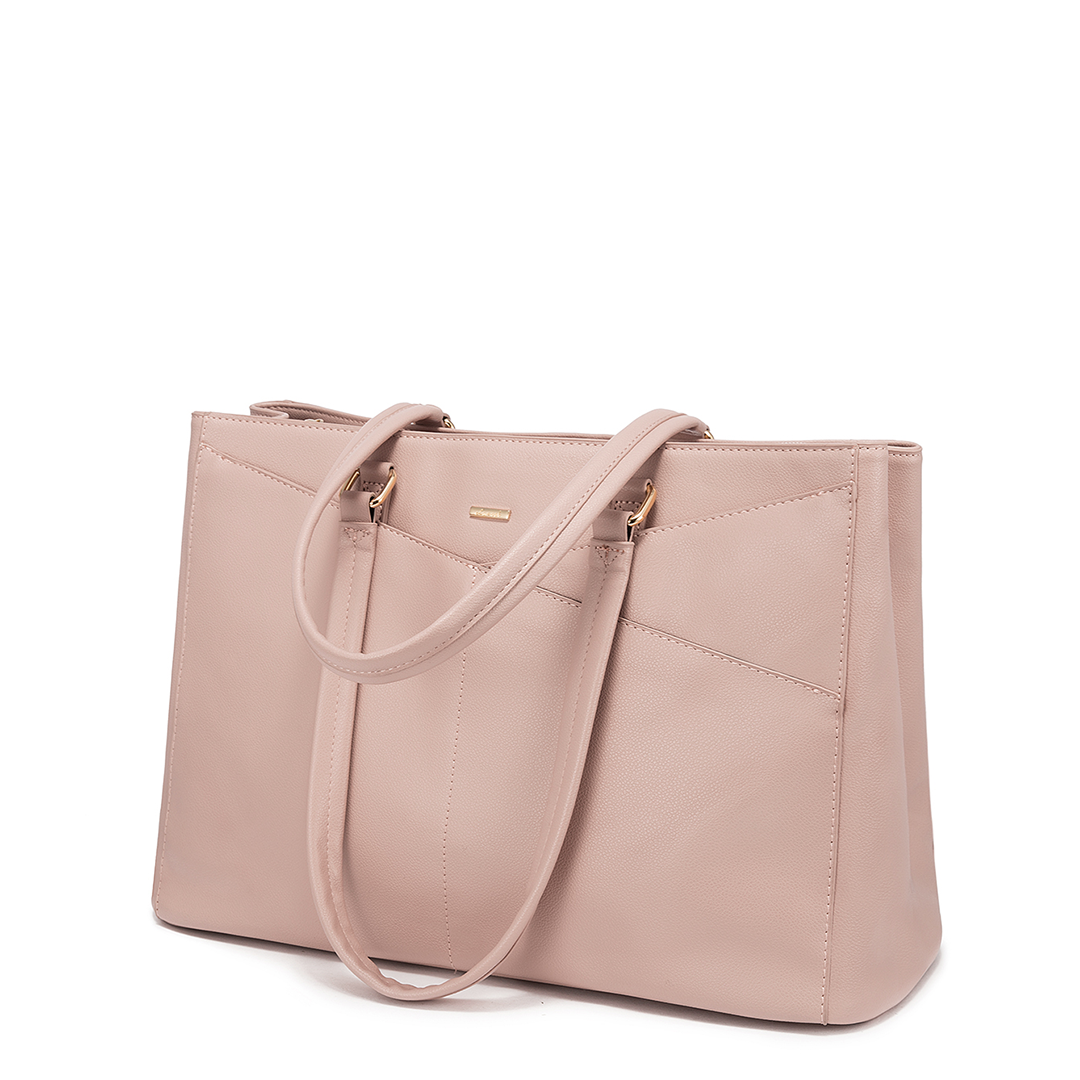 LILA | ELEGANTE LEREN TOTE BAG