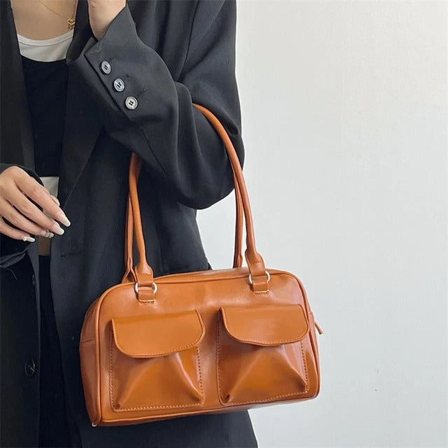 GLORIA | VINTAGE LEER TAS