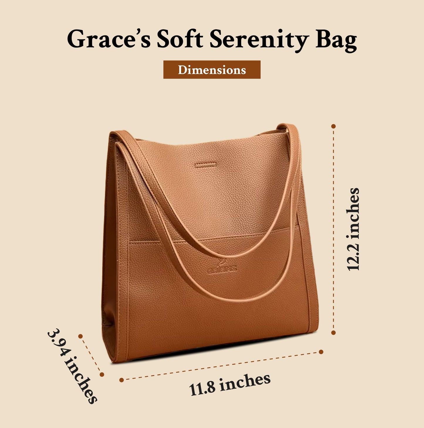 GRACE | DESIGNER LEREN TOTE