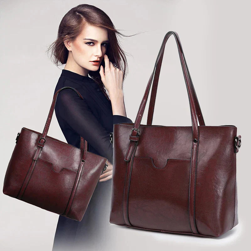 KELLEY | LUXE LEREN HANDTAS