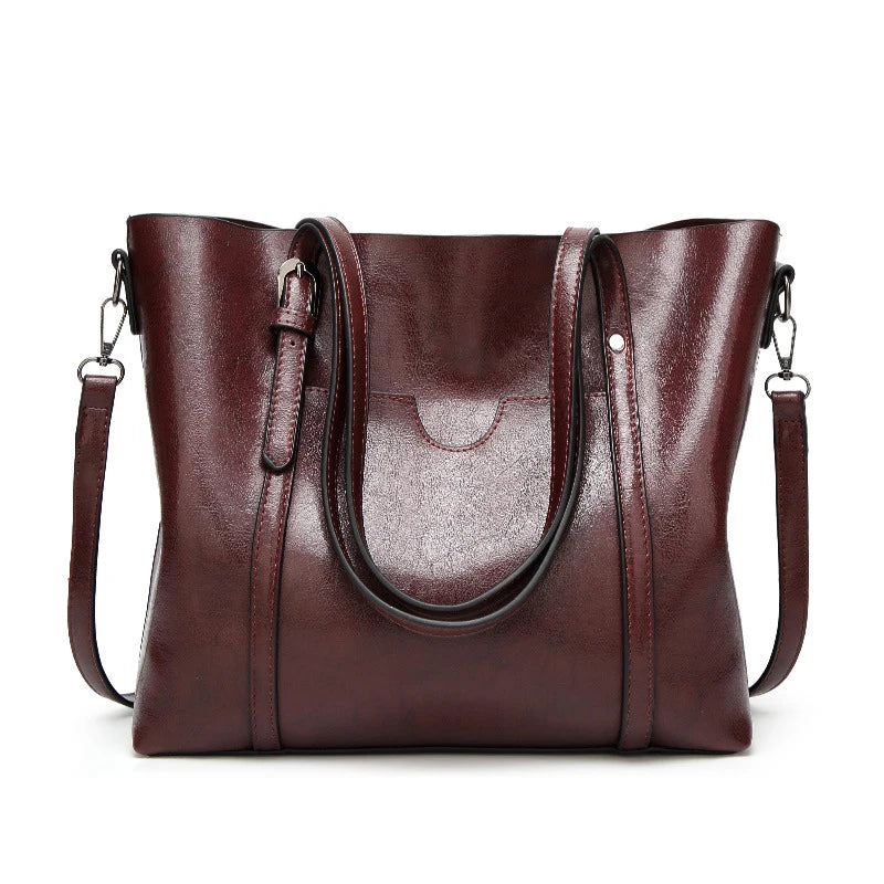 KELLEY | LUXE LEREN HANDTAS