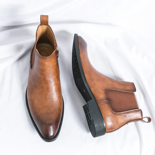 Daniel | Chelsea Leren Boots