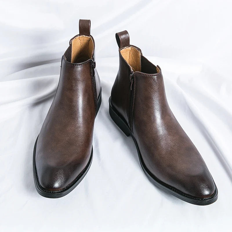 Daniel | Chelsea Leren Boots