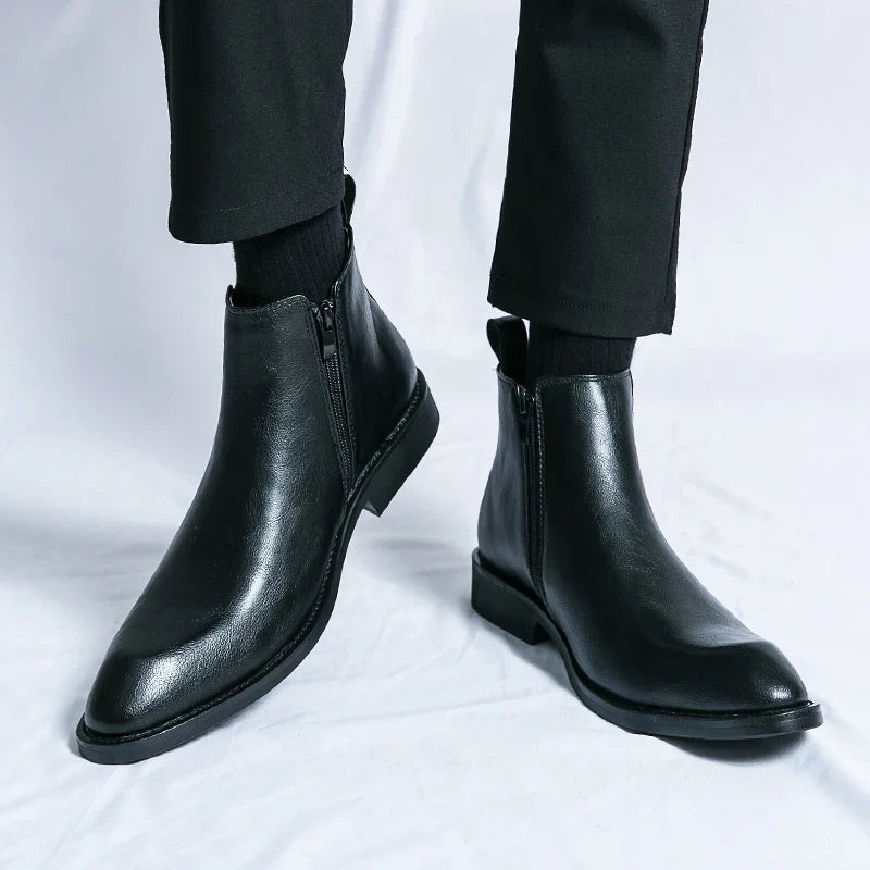 Daniel | Chelsea Leren Boots