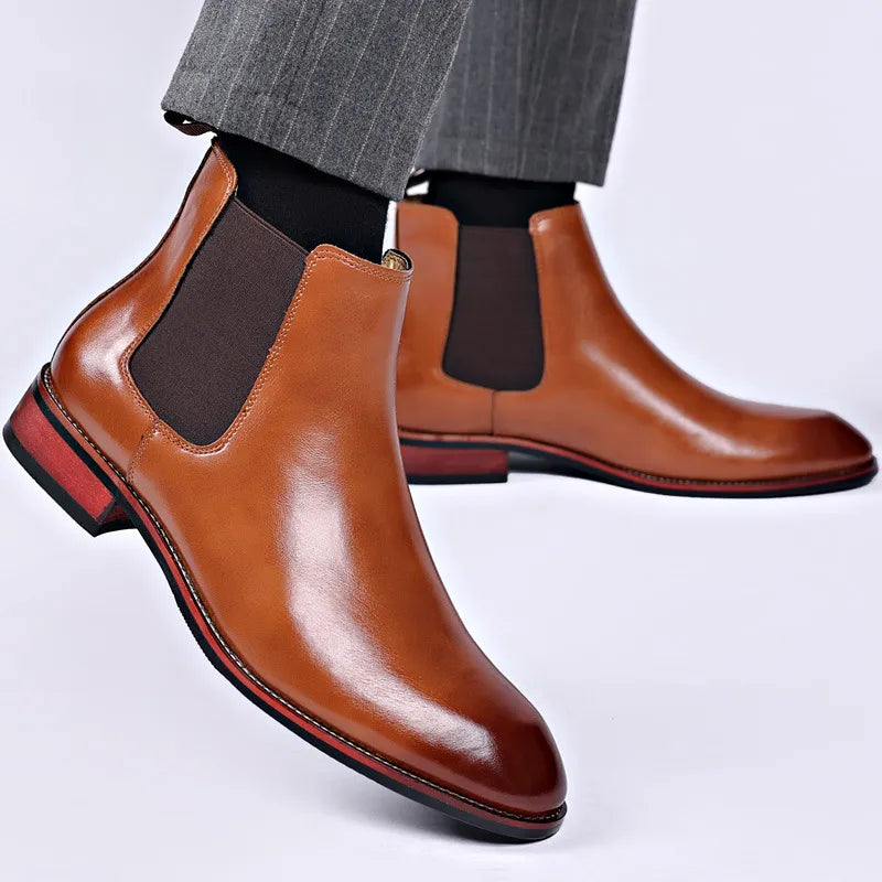 Giovanni Lorenzo Leren Chelsea Boots