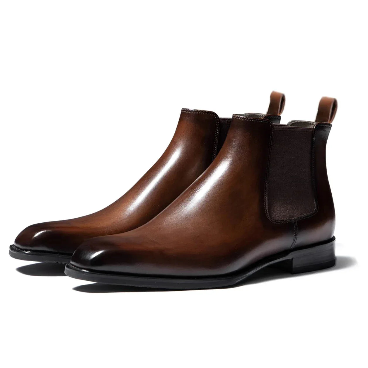 Leandro Bassano  Leren Chelsea Boots