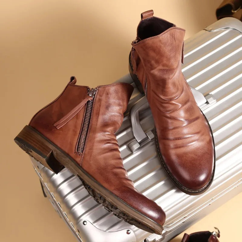 Bernardo Cavallino Chelsea | Leren  Boots