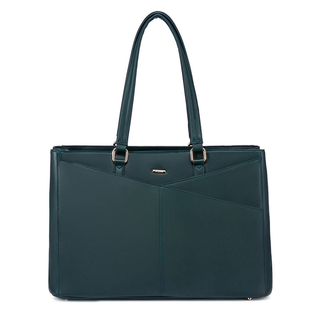 LILA | ELEGANTE LEREN TOTE BAG