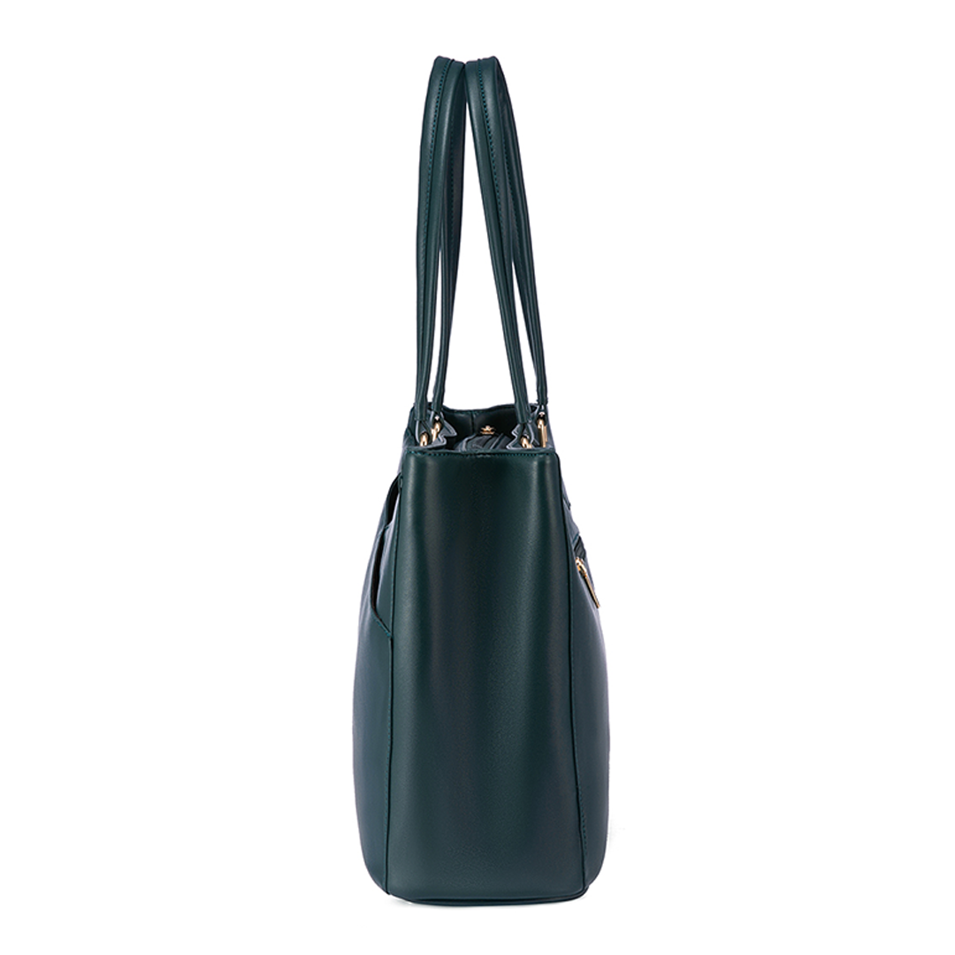 LILA | ELEGANTE LEREN TOTE BAG