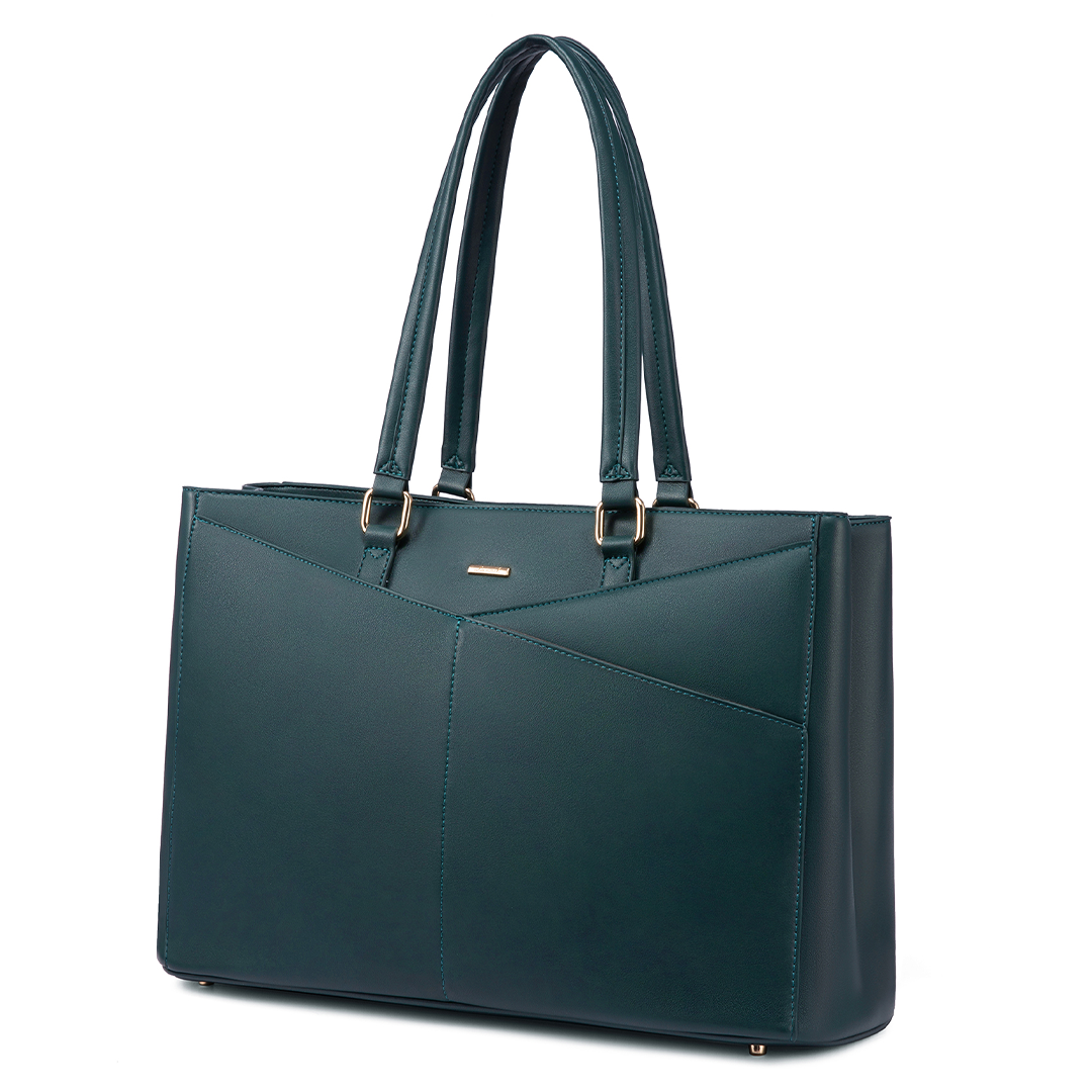 LILA | ELEGANTE LEREN TOTE BAG