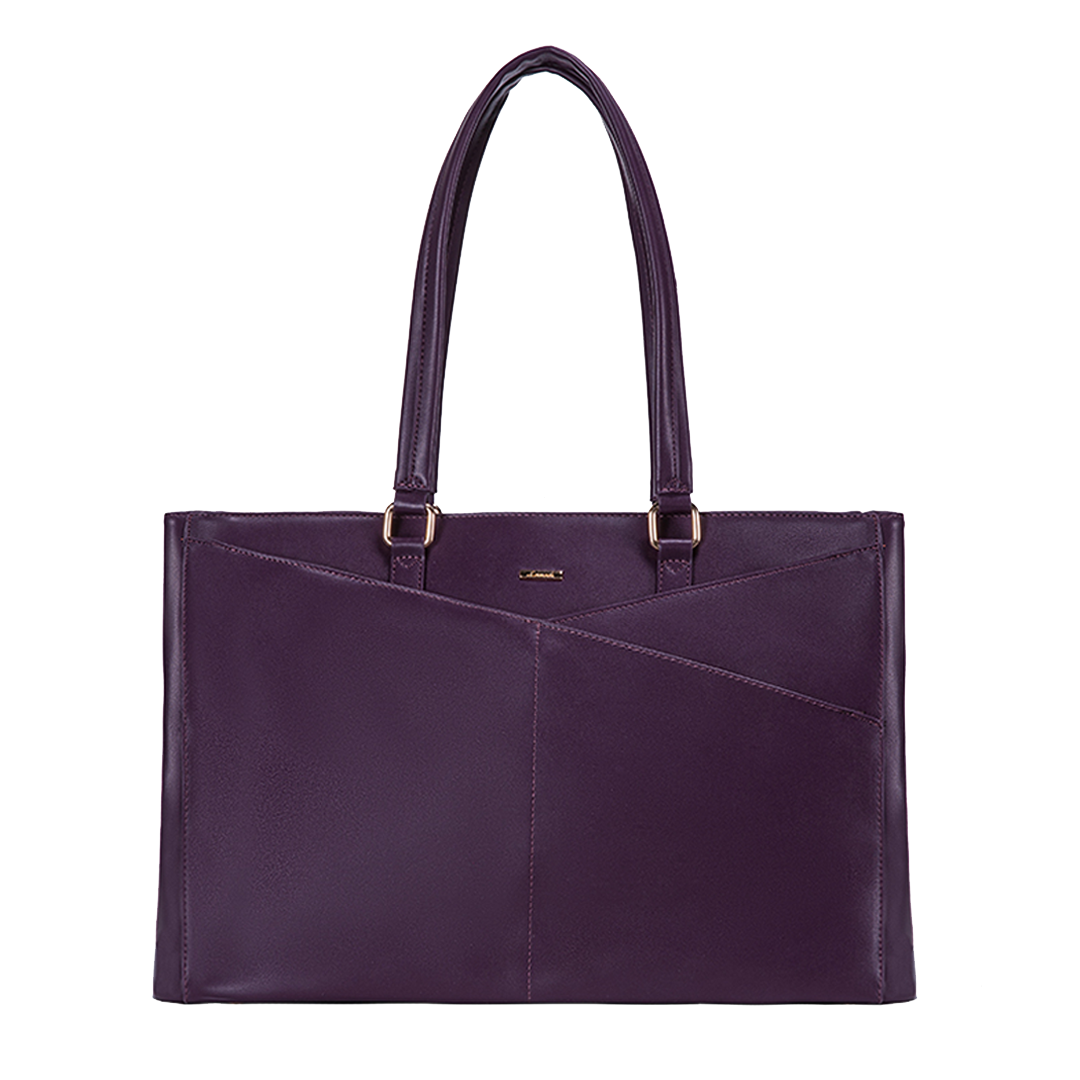 LILA | ELEGANTE LEREN TOTE BAG